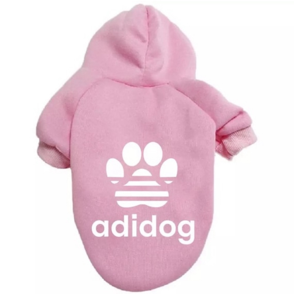 Adidog Pink Dog Hoodie Jacket